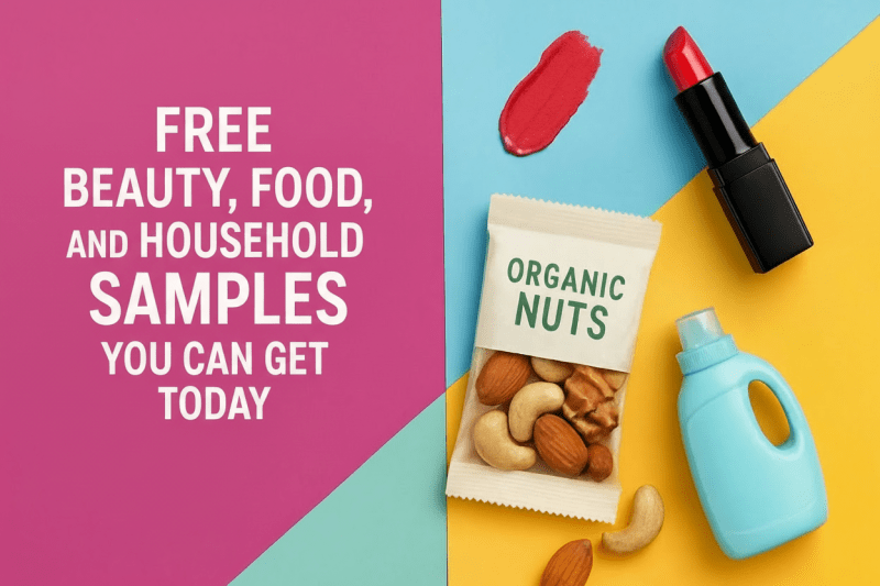 Free Beauty, Food, & Household Samples Today