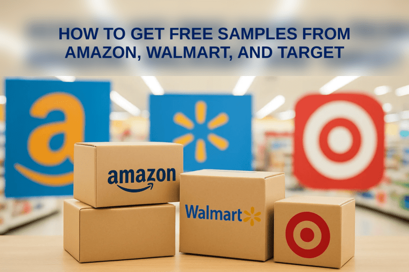 Get Free Samples from Amazon, Walmart, & Target