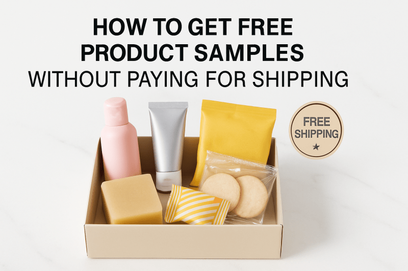Get Free Product Samples Without Paying Shipping