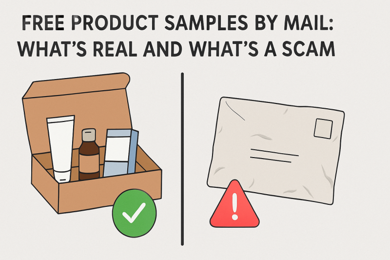Free Product Samples by Mail: Real or Scam?