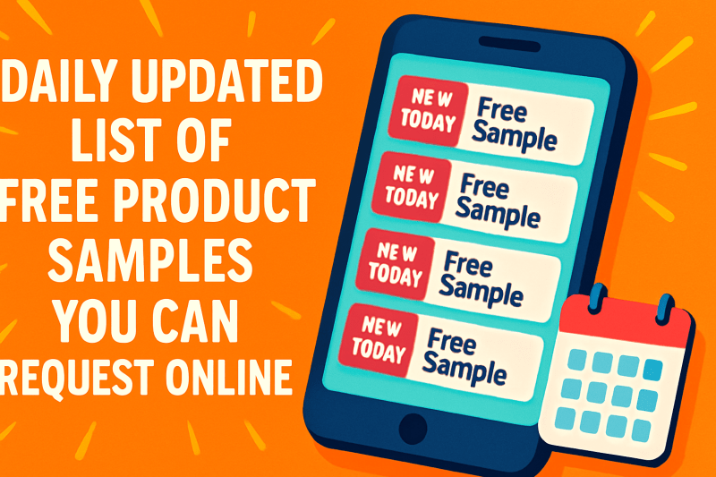 Daily Updated List of Free Product Samples Online