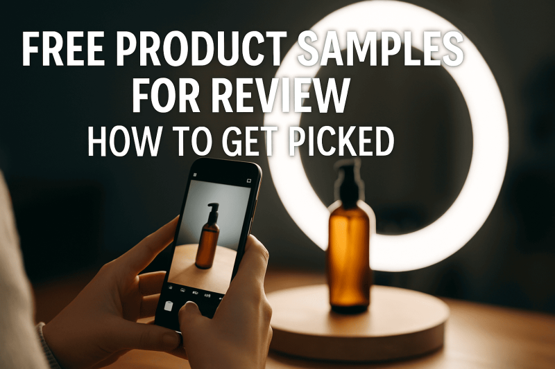 Free Product Samples for Review: How to Get Picked