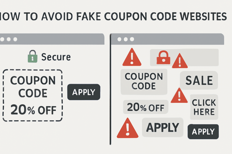 How to Avoid Fake Coupon Code Websites