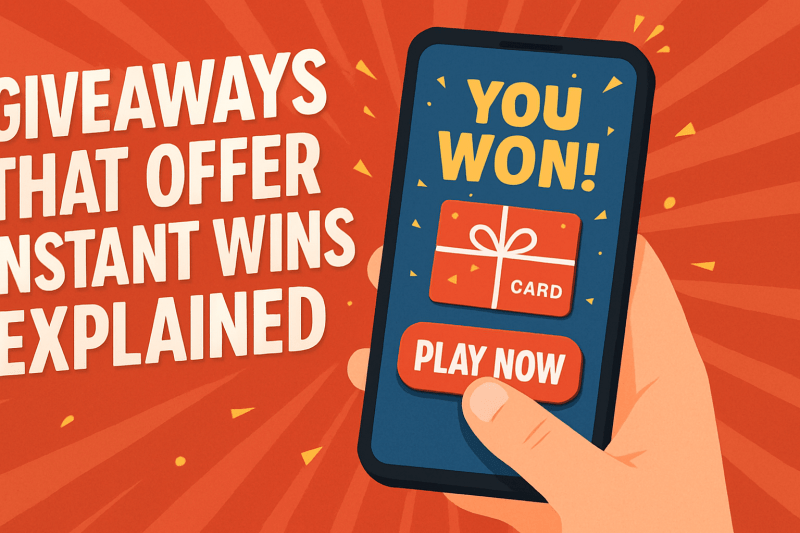 Giveaways That Offer Instant Wins Explained