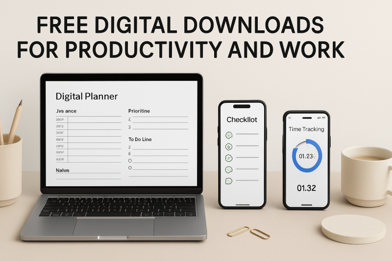 Free Digital Downloads for Productivity and Work