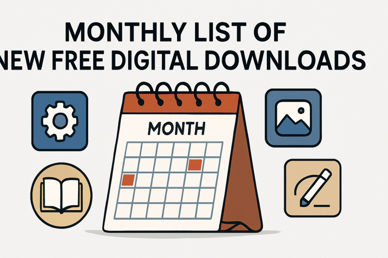 Monthly List of New Free Digital Downloads: January 2026 Edition
