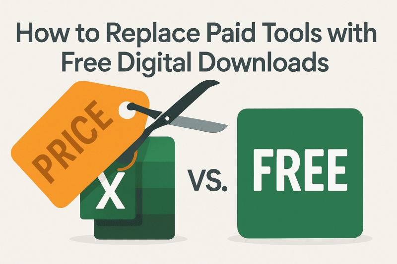 How to Replace Paid Tools with Free Digital Downloads