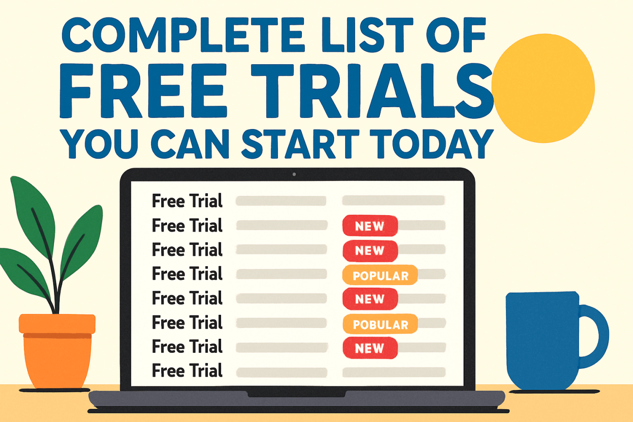 54_complete_list_free_trials