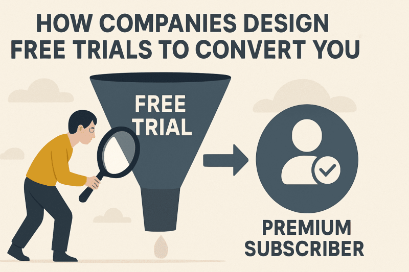 How Companies Design Free Trials to Convert You
