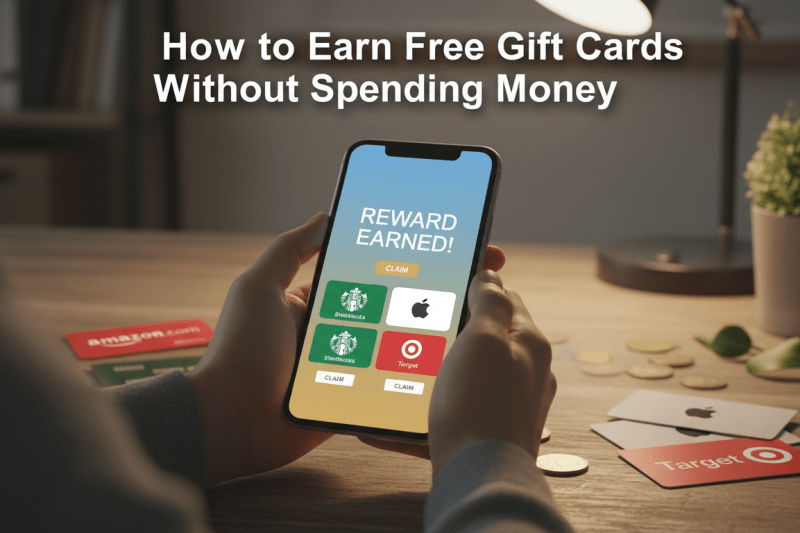 How to Earn Free Gift Cards Without Spending Money