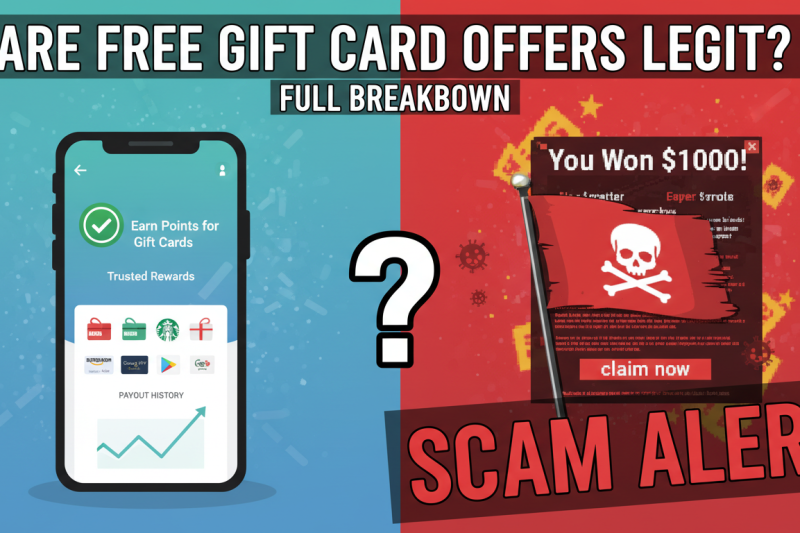 Are Free Gift Card Offers Legit?