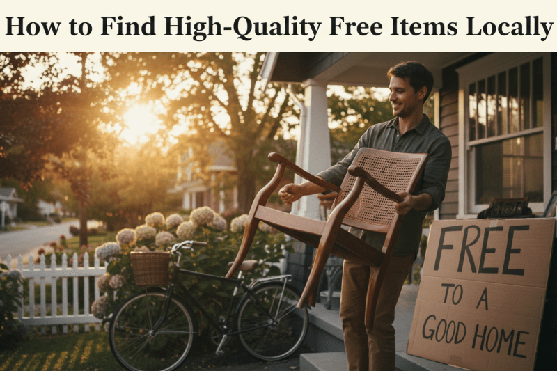 How to Find High-Quality Free Items Locally