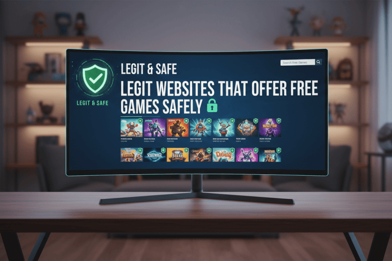 Legit Websites That Offer Free Games Safely