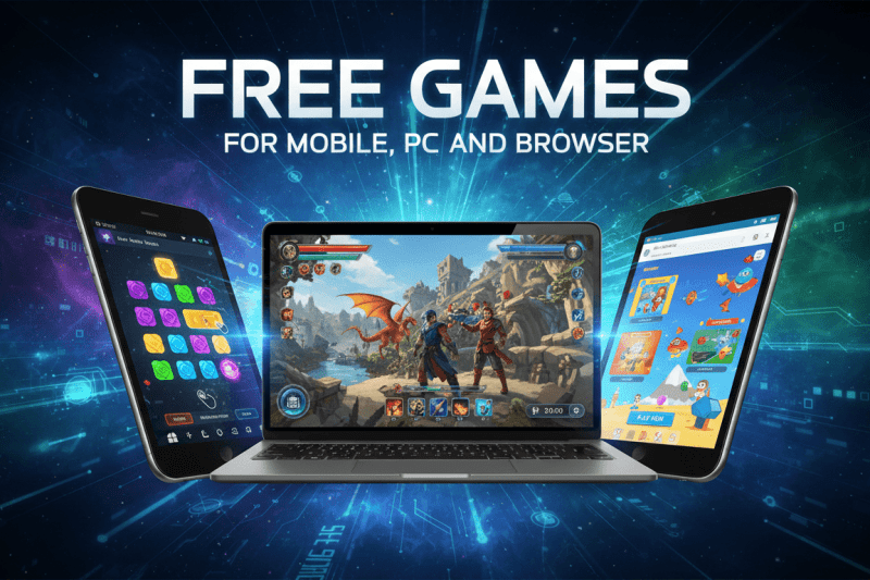 Free Games for Mobile, PC, and Browser