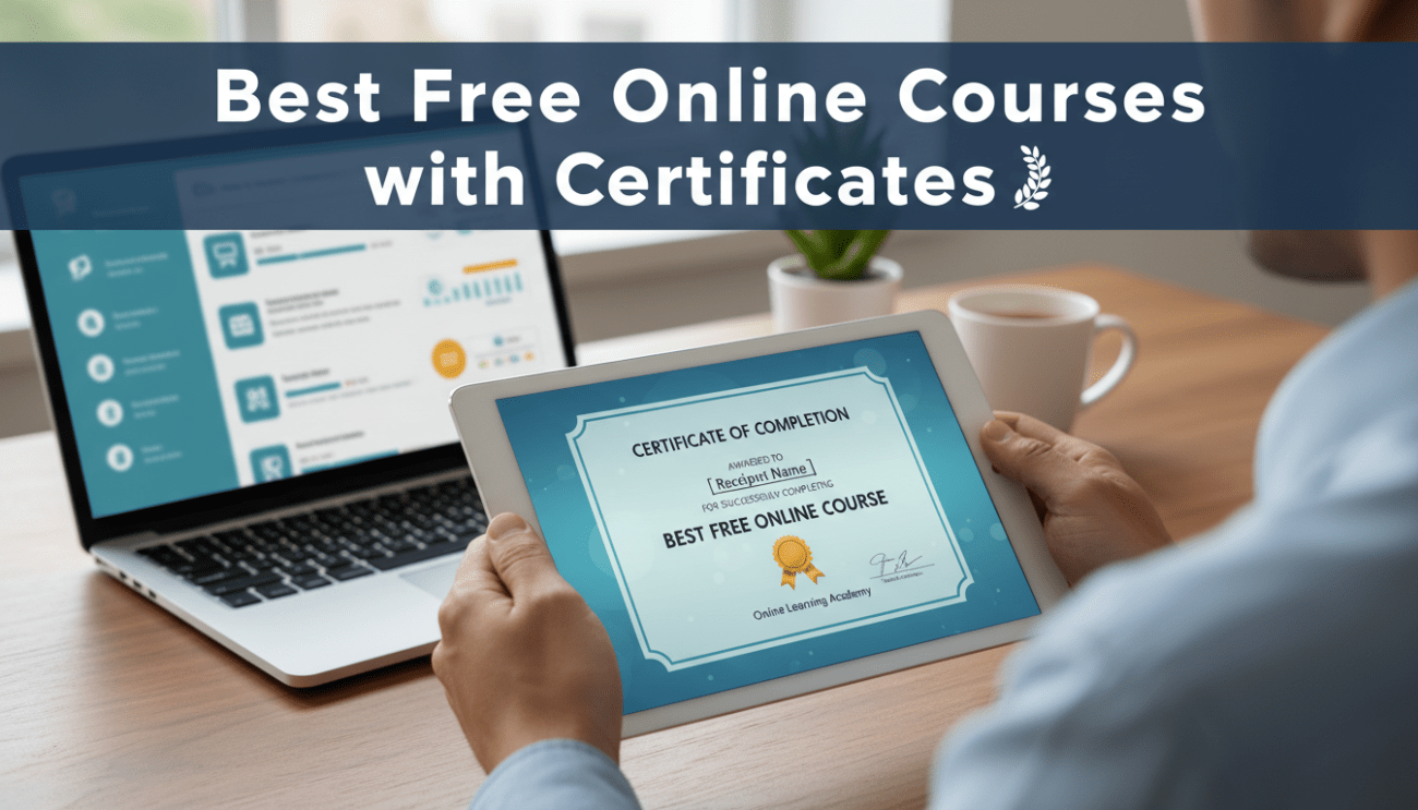 Best free online courses with certificates