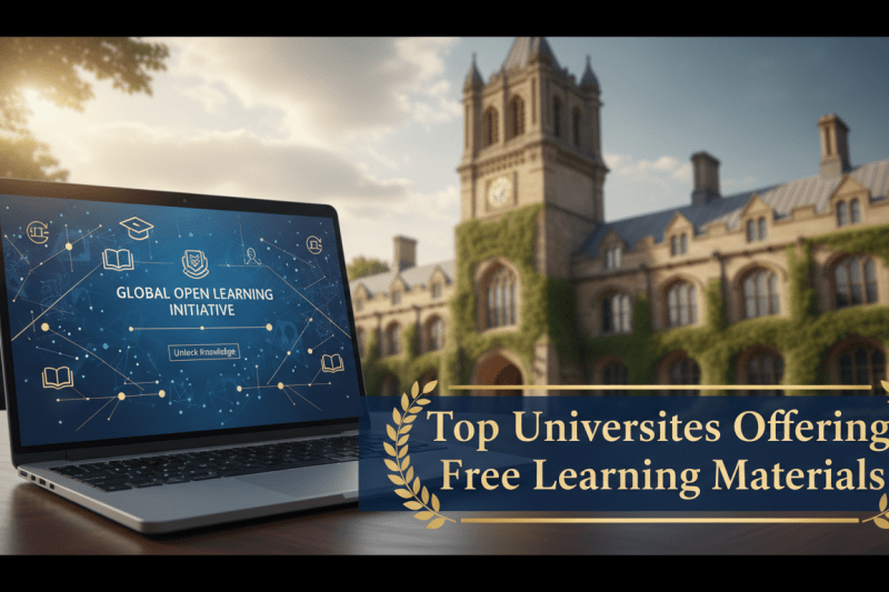 Top Universities Offering Free Learning Materials
