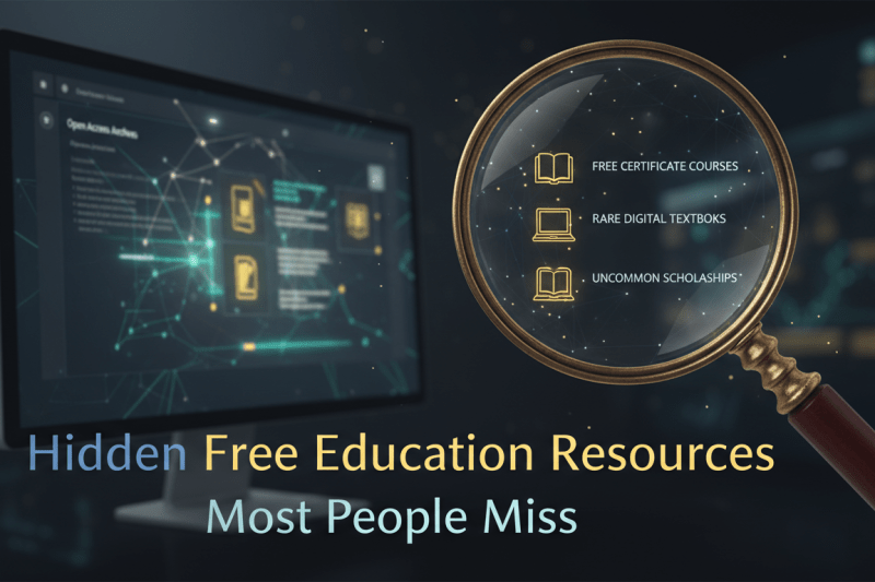 Hidden Free Education Resources Most People Miss