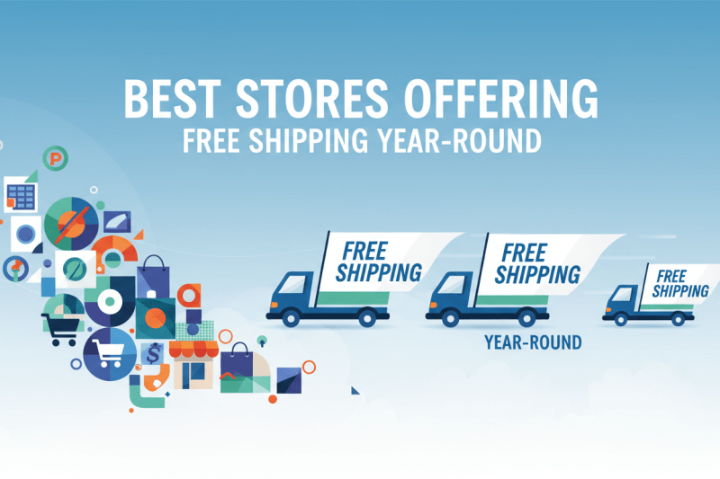 Best Stores Offering Free Shipping Year-Round
