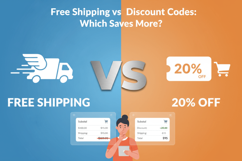 Free Shipping vs Discount Codes: Which Saves More?